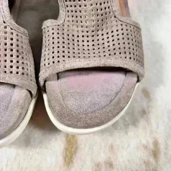 SOFFT Shandi Platform Wedge Leather Sandal Ankle Zip Lilac Purple Women Size 6 - Picture 14 of 14